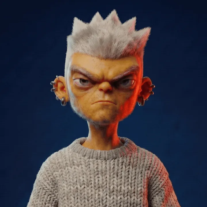 Riven, a fantasy character avatar