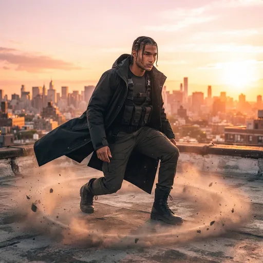 Chase across the rooftops