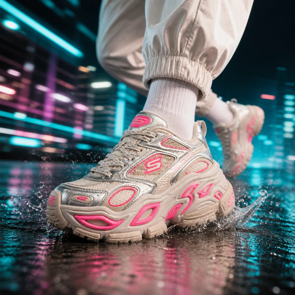 Sneaker campaign ad